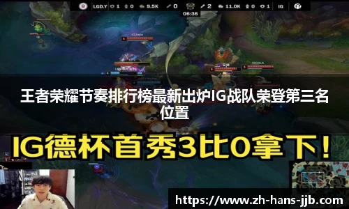 王者荣耀节奏排行榜最新出炉IG战队荣登第三名位置